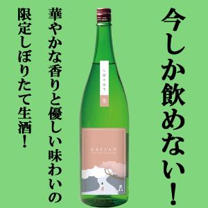 ■■【限定入荷しました！】【春を告げる柔らかな生酒！】　月山　純米吟醸　春酒　しぼりたて生酒　島根県産酒造好適米　精米歩合60％　1800ml｜sake-first