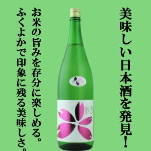 【美味しい日本酒を見つけました!お米の旨みをたっぷり楽しめる!】　桜うづまき　桜風　純米酒　松山三井　精米歩合70%　1800ml