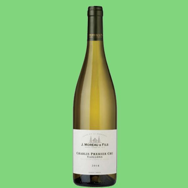 【シャブリの高級品、一級畑！】　J.モロー・エ・フィス　シャブリ　１級　ヴァイヨン　白　2020　7...