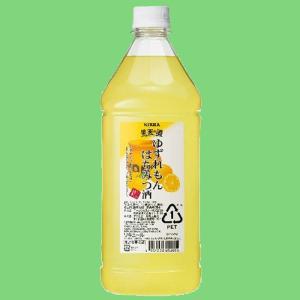 ニッカ　果実の酒　ゆずれもんはちみつ　コンクタイプ　1800mlペット(3)｜sake-first