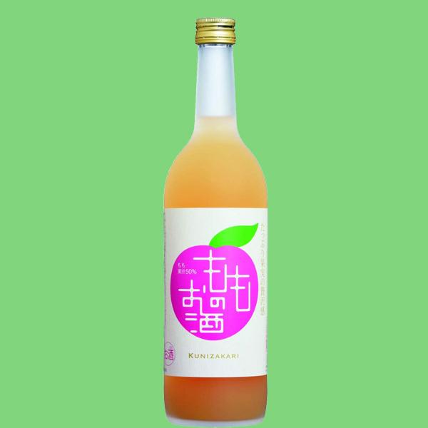 【国産果汁を50％使用！桃の芳醇でみずみずしい甘み！】　國盛　もものお酒　720ml