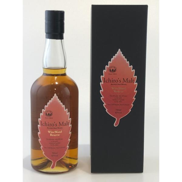イチローズモルト ピュアモルト ワインウッドリザーヴ リーフラベル 700ml 46度 秩父蒸留所 ...