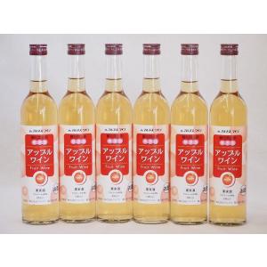 6本セット(果物ワイン アップル alc.4%甘口) 500ml×6本｜sake-gets