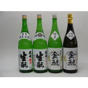 特選日本酒セット 大七 金鯱 4本セット 大七生もと(純米 本醸造) 金鯱(純米 純米吟醸) 1800ｍｌ×4本 4本セット 大｜sake-gets