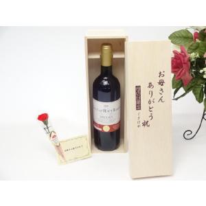 母の日 ギフトセット ワインセット お母さんありがとう木箱セ...