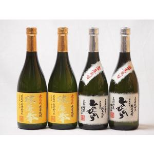 熊本県恒松酒造球磨焼酎4本セット(常圧蒸留 ひのひかり 純米焼酎 無濾過球磨焼酎 球磨拳) 720ml×4本｜sake-gets