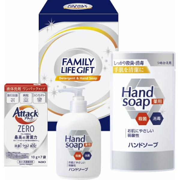 春夏の贈り物ギフト ファミリーライフギフト 薬用ハンドソープ（250ml）・薬用ハンドソープ詰替用（...