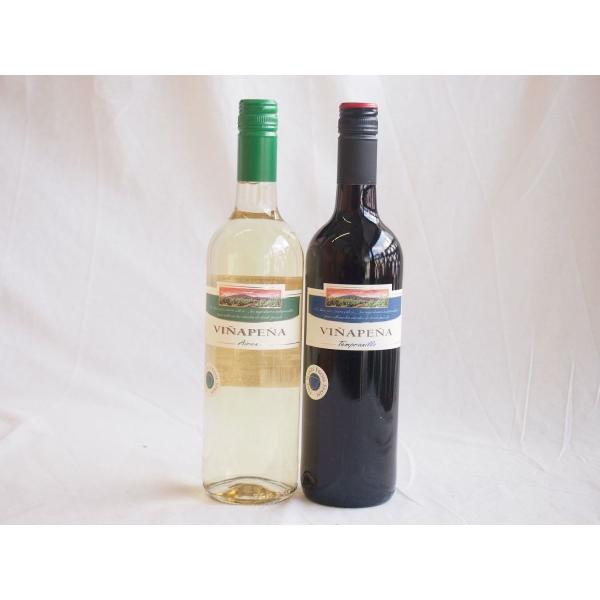 ペアセレクションスペイン赤白ワイン2本セット ヴィーニャ・ペーニャ赤白ワイン 750ml×2本