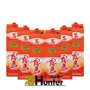 霧島酒造 送料無料 茜霧島 芋焼酎 25度 1.8L×6本 パック 1800ml 1