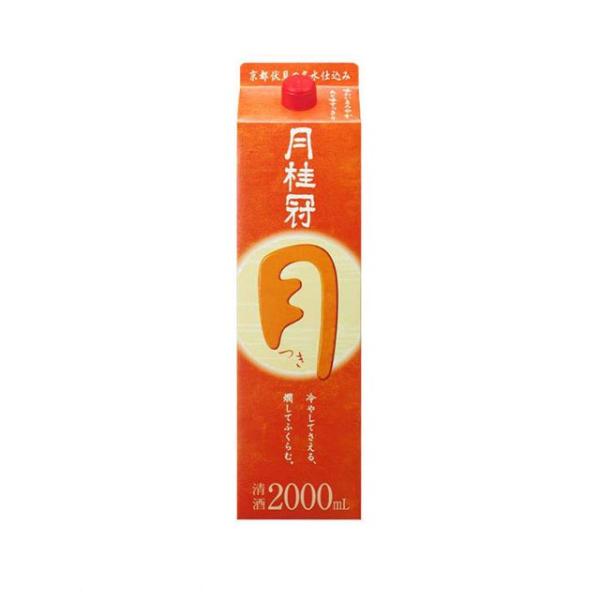 月桂冠　月　2000ml(2L)パック　1ケース(6本)