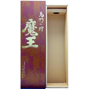 魔王 魔王720ml専用化粧折箱 (魔王カートン) 魔王グッズ ※空箱・未組立