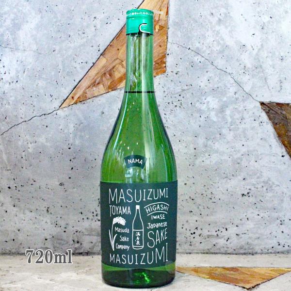 日本酒 満寿泉 ますいずみ 純米 MASUIZUMI GREEN ワイン酵母仕込み 生 720ml ...