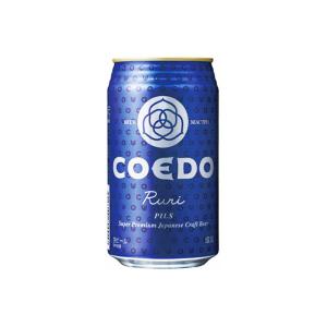 送料無料 コエドビール(COEDO)　瑠璃(るり)　350ml×24本(1ケース)（※東北は別途送料必要）｜sake-ninja