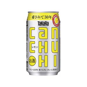 宝缶チューハイ　タカラcanチューハイ　レモン　350ml　1ケース（24本）｜sake-ninja