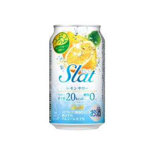 アサヒ　Slat(すらっと)　レモンスカッシュサワー　350ml　1ケース（24本）｜sake-ninja