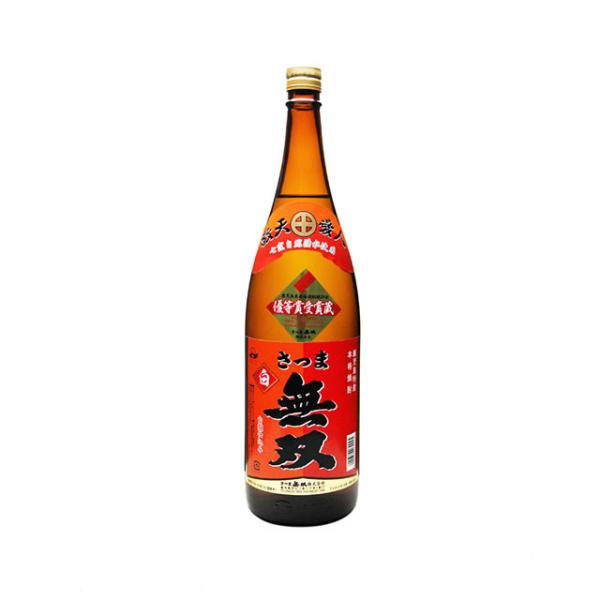 さつま無双　赤ラベル　芋焼酎　25度　1800ml