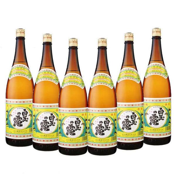送料無料　白玉の露　芋焼酎　25度　1800ml×6本(ダンボール発送)【魔王の地元レギュラー酒】（...