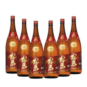 送料無料 赤霧島　芋焼酎　25度　1800ml×6本(P箱で発送)（東北は別途送料必要）｜酒忍者Yahoo!店