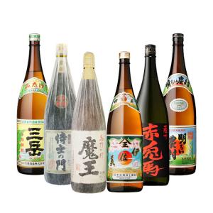 数量限定入荷　人気プレミアム芋焼酎セット(1)　芋焼酎　25度　1800ml瓶×6本(P箱で発送)【全てメーカー希望小売価格設定】