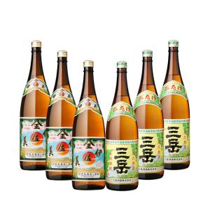 送料無料 伊佐美・三岳セット　芋焼酎　25度　1800mlx6本(P箱で発送)（東北は別途送料必要）