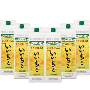 いいちこ25度 麦焼酎 いいちこ1．8Lパック×1ケース（6本