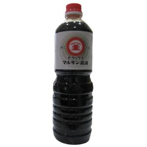 マルキン デラックス醤油 1000ml(1L)ペット [本醸造こいくちしょうゆ] 製造者：盛田（名古屋市） 製造所：香川県小豆島｜sake-nishida