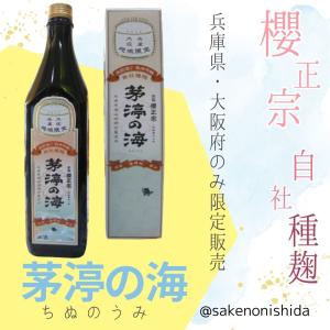 櫻正宗 茅渟の海(ちぬのうみ)自社種麹 きもと造り 純米吟醸 720ml瓶 [日本酒 兵庫県 灘] 濃醇中口