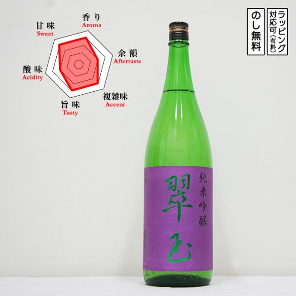 両関 日本酒 純米吟醸 翠玉 1800　 Ryouzeki りょうぜき すいぎょく　 (秋田県／両関...