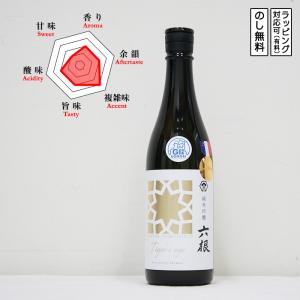 六根 日本酒 純米吟醸 タイガーアイ 火入れ 720　 ろっこん Kuramaster2025 金賞受賞　 (青森県/松緑酒造)