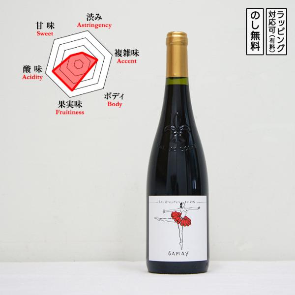 ガメイ 赤ワイン ミディアムボディ 辛口 750ml　 L'athlte du Vin ロワール　 ...