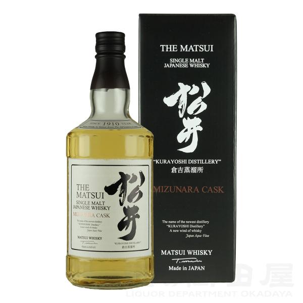 ギフト 松井 ミズナラカスク  ジャパニーズ ウイスキーー 700mlギフト 宅飲み 家飲み