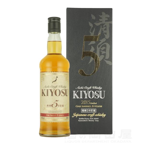 ギフト 愛知クラフトウイスキー キヨス 45度 500ml 2015distilled 樫樽5年貯蔵...
