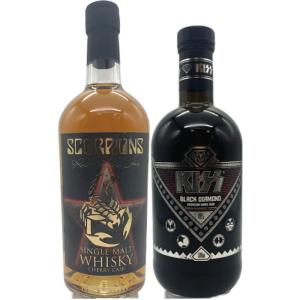 2本セット ( KISS キッス ラム 500ml / SCORPIONS スコーピオンズ ウイスキー 700ml )｜sake-otodoke