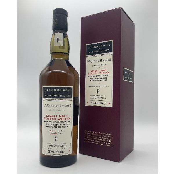 マノックモア 1998~2009 10年 マネージャーズチョイス 59.1度 700ml 箱付