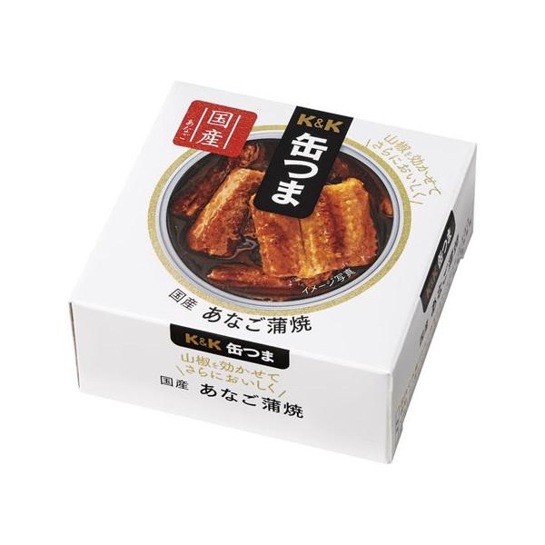 国分 K&amp;K 缶つま 国産あなご蒲焼 80g x6 メーカー直送
