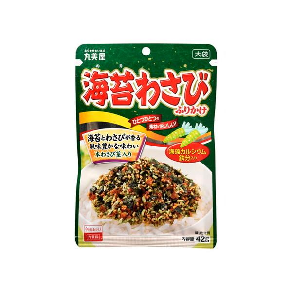 丸美屋 海苔わさびふりかけ 大袋 42gx10 メーカー直送