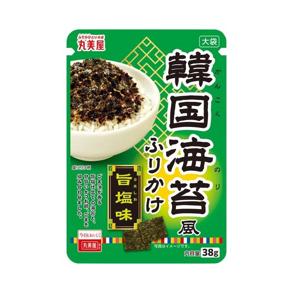 丸美屋 韓国海苔風ふりかけ 旨塩味 大袋 38g×10 メーカー直送