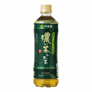 伊藤園 おーいお茶濃い茶抹茶入緑茶 600ml ×24 メーカー直送｜sake-premoa