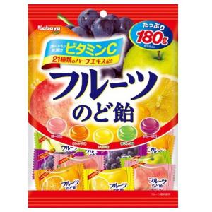 カバヤ食品 カバヤ フルーツのど飴 180g ×10 メーカー直送｜sake-premoa