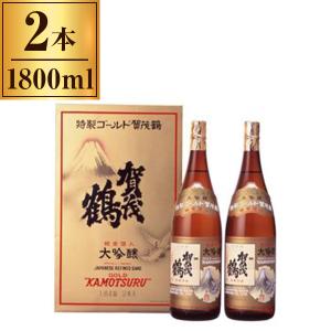 賀茂鶴 賀茂鶴酒造 ゴールド賀茂鶴カートン詰GK-A2 1800ml ×2 ×1 メーカー直送