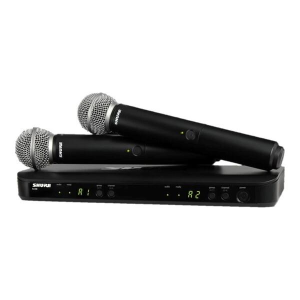 SHURE BLX288J/SM58-JB BLXデュアル・ハンドヘルド・ワイヤレスシステム SM5...