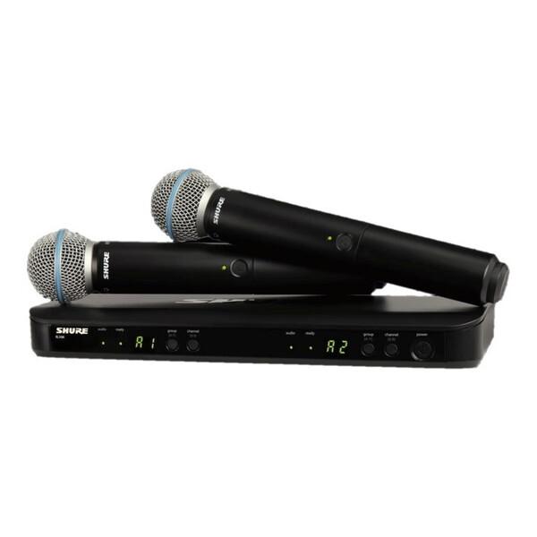 SHURE BLX288J/B58-JB BLXデュアル・ハンドヘルド・ワイヤレスシステム BETA...