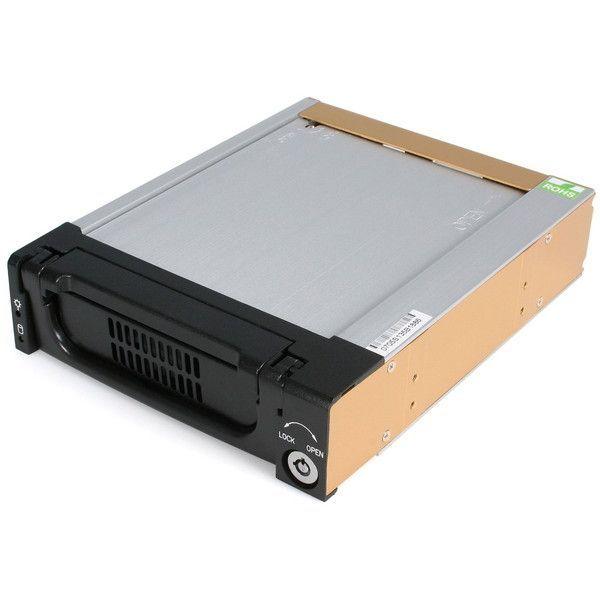 StarTech DRW150SATBK 5.25インチベイ内蔵型3.5インチSATA HDD用ハー...