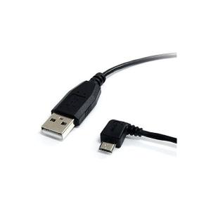 StarTech UUSBHAUB3LA micro USB変換ケーブル (91cm・マイクロUSB左向きL型延長ケーブル USB A端子 オス-USB micro-B端子) メーカー直送｜sake-premoa
