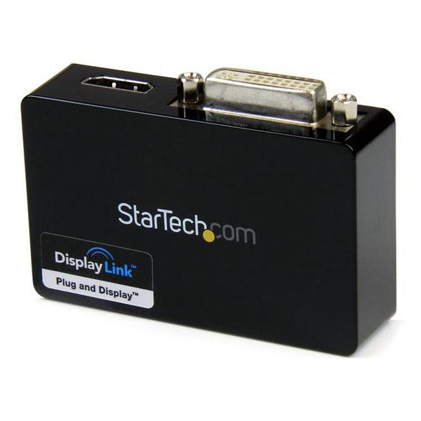 StarTech USB32HDDVII USB 3.0 - HDMI&amp;DVIマルチディスプレイ変換...