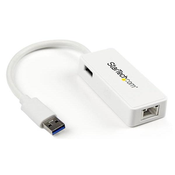 StarTech USB31000SPTW ホワイト USB 3.0 - Gigabit Ether...