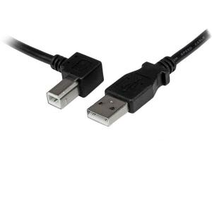 StarTech USBAB1ML USB2.0プリンタケーブル L型左向き/オス(1m) メーカー直送｜sake-premoa