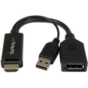 StarTech HD2DP HDMI - ディスプレイPort 変換アダプタ メーカー直送