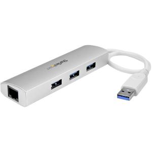 StarTech ST3300G3UA シルバー ポータブルUSB3.0ハブ(3ポート)｜sake-premoa