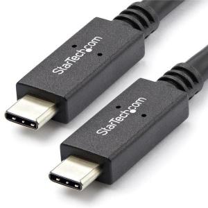 StarTech USB31C5C1M ブラック USBケーブル オス/オス USB 3.1 Gen 2 (10Gbps) (1m)｜sake-premoa
